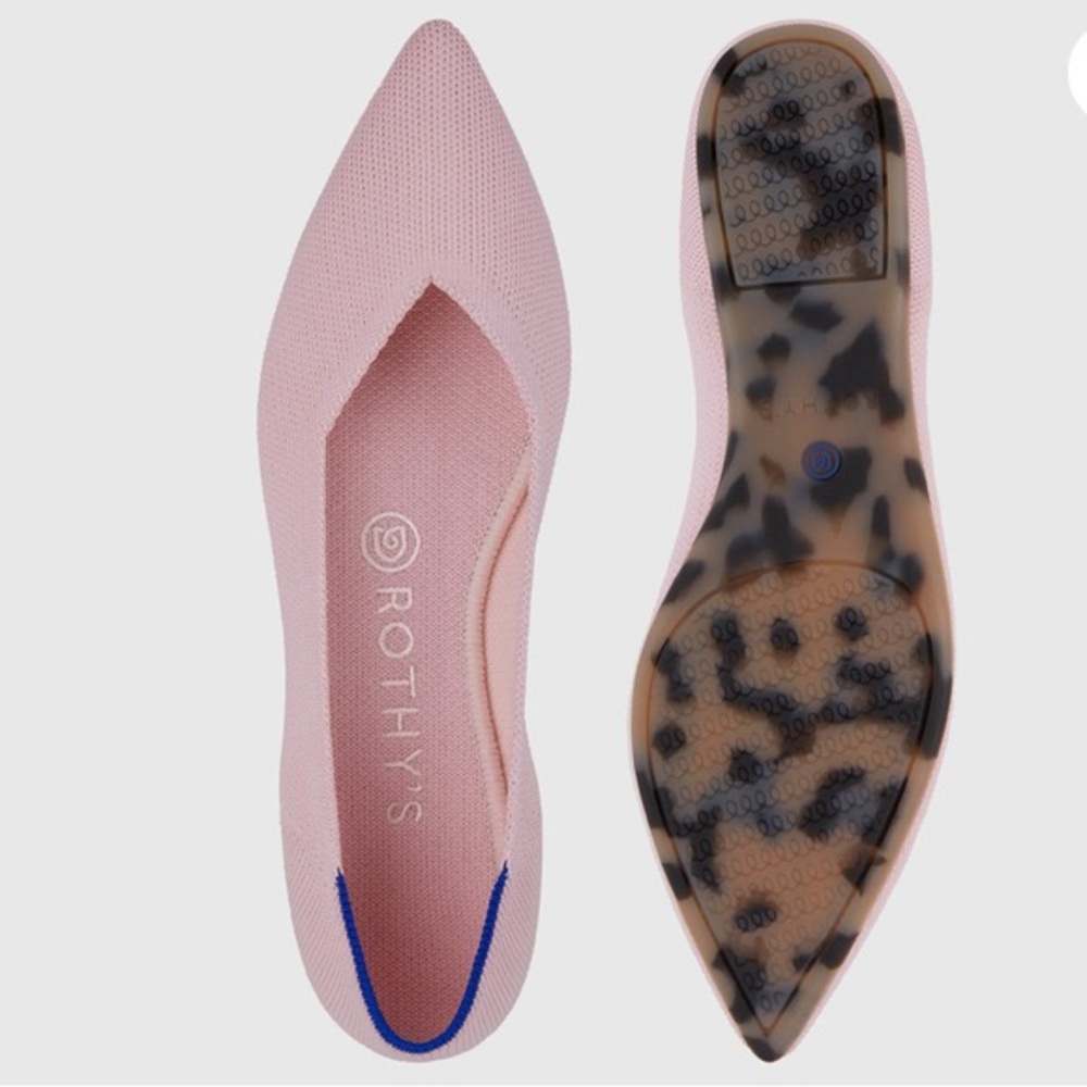 Rothys blush pointed flats 9